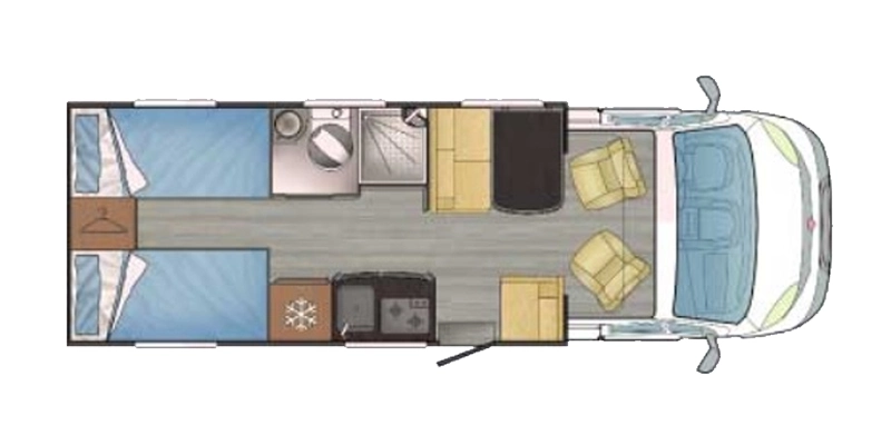 Camper 10 Across AERO 690LD