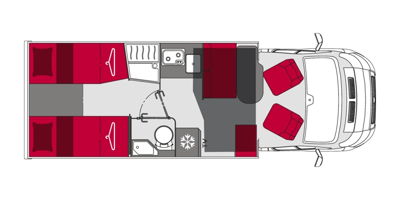 Camper 3 Pilote P696GJ